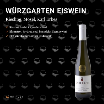 2016 Ürziger Würzgarten Eiswein, Karl Erbes, Mosel, Tyskland